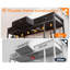 Petit bureau d'ordinateur-545168656