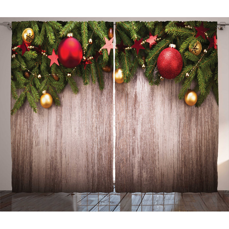 Semi-Sheer Rod Pocket Curtain Panels, 54" W x 84" L