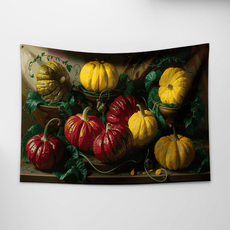 Tapisserie murale légumes Ulluco, 88 po x 104 po