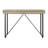 Blonde Metal Base Writing Desk
