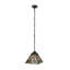 Mini-luminaire suspendu 1 lumière Tiffany