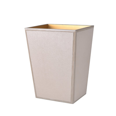 Poubelle rectangulaire avec doublure pour salle de bain et chambre à coucher Mike + Ally
