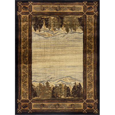 Nature's Nest2 Ft. 7 In. X 7 Ft. 3 In. Lodge Area Rug