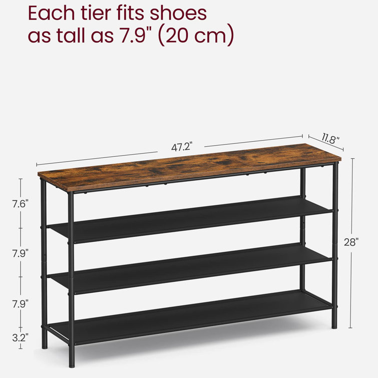 17 Stories 10 Tiers Shoe Rack Shoe Shelf Large Capacity Shoe