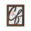 Cadre photo Craig Frames 15 x 21 pouces, couleur châtaigne Morado, style Bauhaus 125, moulure en MDF de 1,25 pouce, finition texturée, vitre en plexiglas et système d'accrochage inclus.-719110698