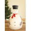 Bonhomme de neige en métal peint