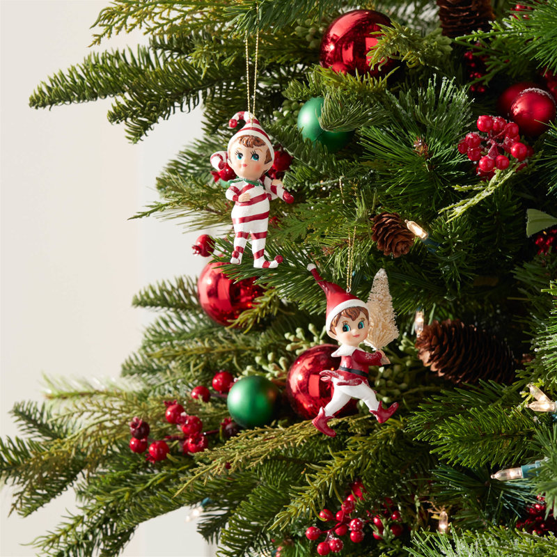 Ornement Elf du Père Noël