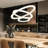 3-Ring Modern Led Chandelier Silver-130132107