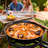 Magefesa 18-Inch Enameled Steel Paella Pan - 46 cm - 12 Servings, Ideal for Outdoor Cooking and Making Your Own Traditional Valencian Paella, Easy Cleaning-14447210