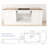 30X21x9 Inch Stainless Steel Workstation Sink - With Drying Rack & Template Kitchen X-Shaped Water Guide For Smooth Drainage