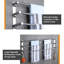Charlette 49 cm L 3 - Bar Wall Mounted Towel Bar