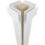Ensemble de colonnes à double panneau surélevé en PVC Craftsman Classic-69362692