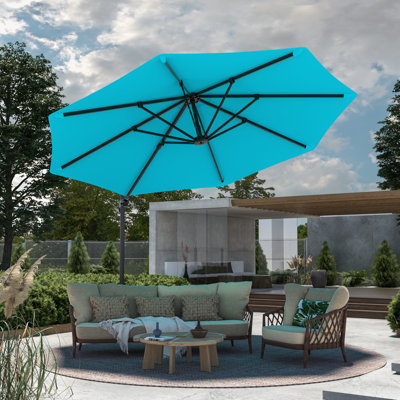 Shandice 11‘ Cantilever Umbrella with Crank Lift