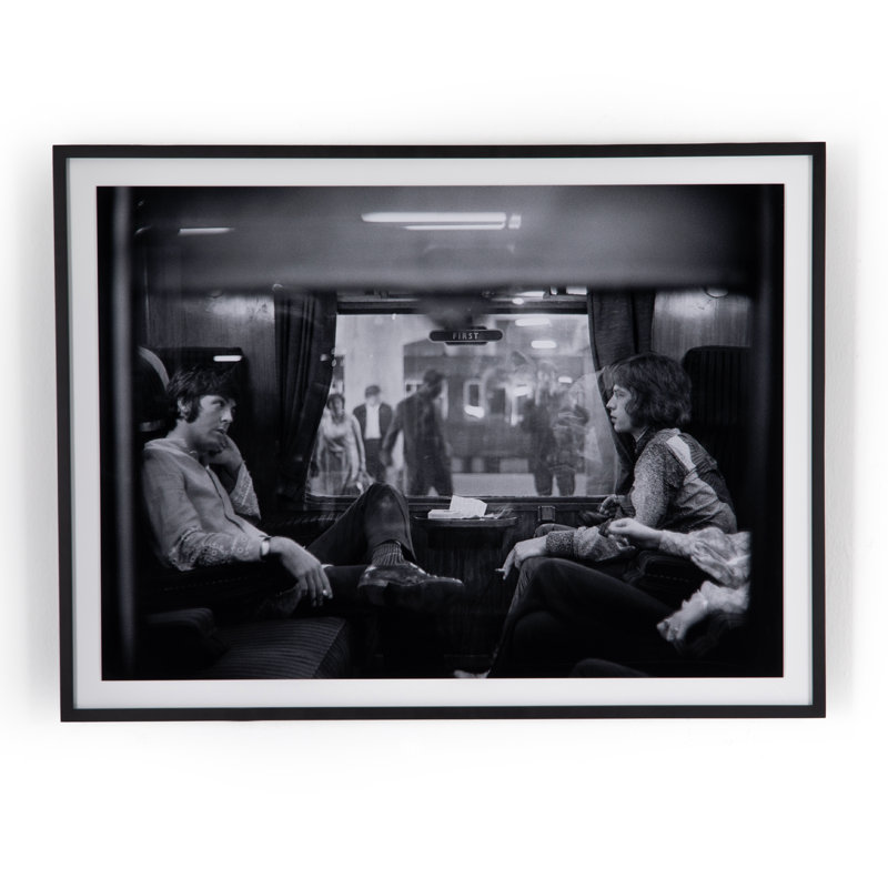 McCartney & Jagger Print by Getty Images, 18" H x 24" W x 1.5" D