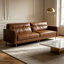 3 Seater Faux Leather Sofa