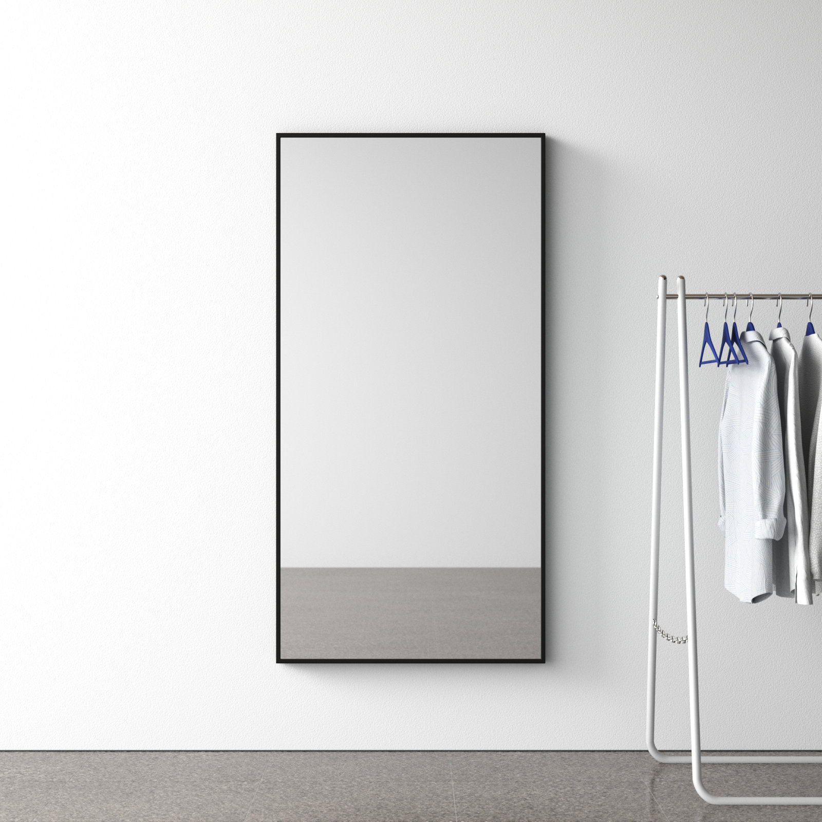Sabine 36" Accent Mirror, 72" x 36", Black
