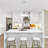 Modern 1-Light Ceiling Pendant with White Shade