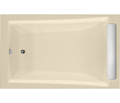 Regal 71'' x 34'' Soaking Fiberglass Bathtub