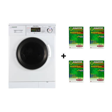 equator 24 white front load compact washer dryer combo