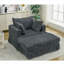 Chaise longue inclinable avec repose-pieds xpiyaer-343854349