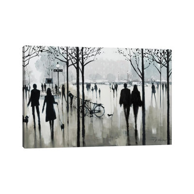 Morning Paris by E.A. Orme - Wrapped Canvas Print