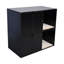 Enceinte de litière pour chat 35,43 ", maison noire avec bloc-notes, 20,16" x 16,76 ", 52 livres, structure stable et robuste pour l'enclos, large, 16,76" de haut, valeur esthétique