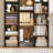 📖✨ 2-Pack 8-Tier Bookcase Set, 21-Cube Storage Bookshelves Unit With Adjustable & Removable Shelves-1542148857