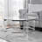 Lower Vobster Coffee Table Clear Tempered Glass Round Coffee Table 35.50" D x 35.50" W x 18.00" H