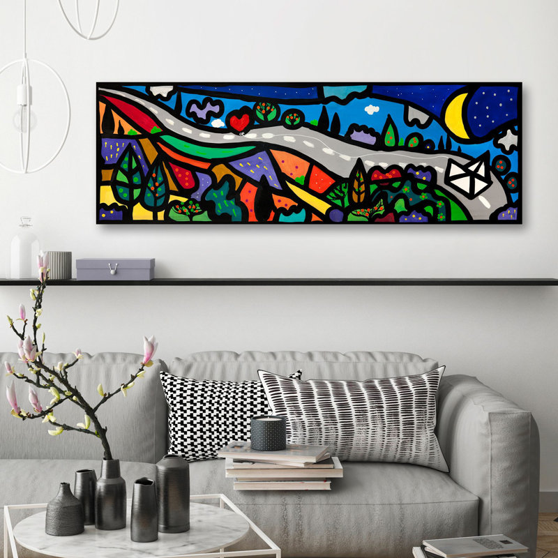 The Long Road Of Love - Print, 40cm H x 120cm W x 4cm D