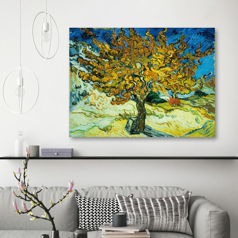 Mulberry Tree by Vincent Van Gogh - Wrapped Canvas Print, 70cm H x 100cm W x 4cm D