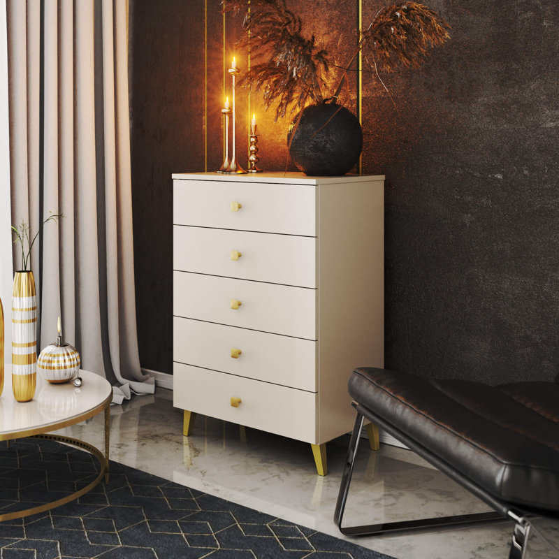 Allyne Particle Board Rectangle Storage Unit Accent Chest