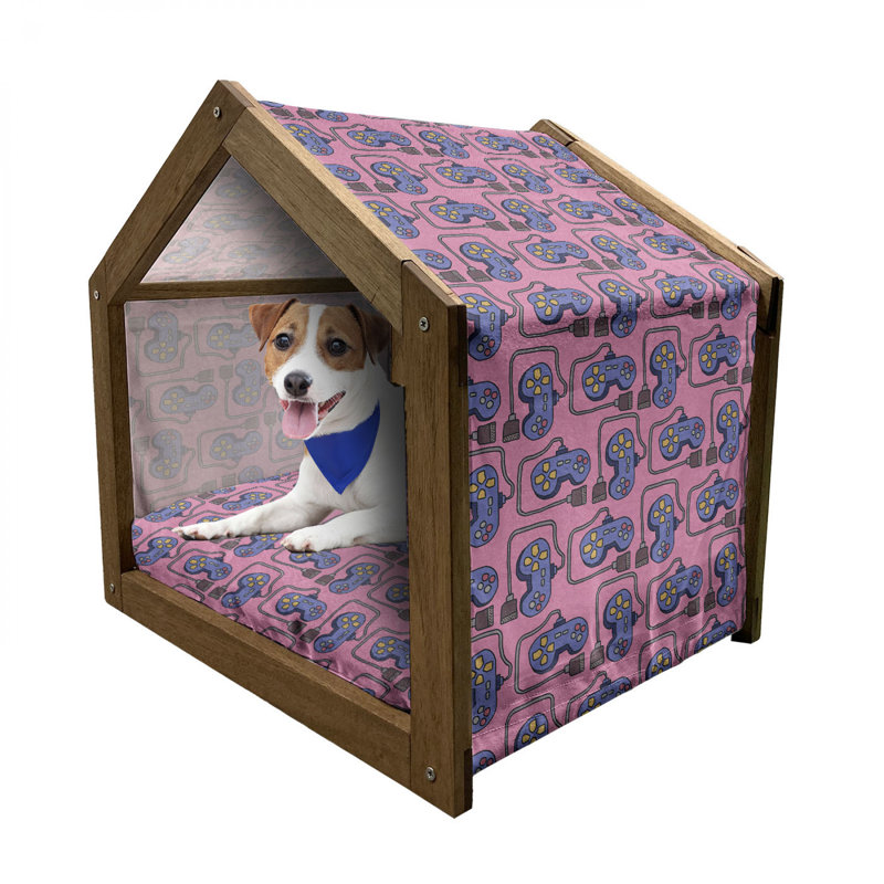 Niche pour chien en bois, H 22,44 po x l 23,62 po x P 17,72 po