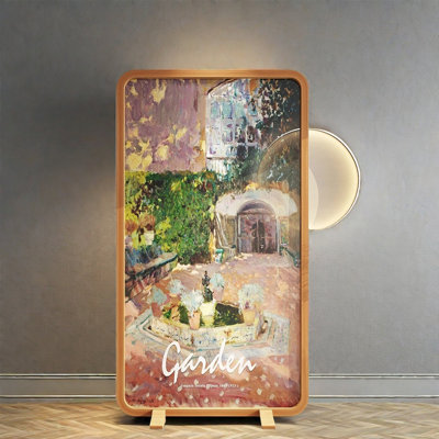 Minimalist Solid Wood Art Screen