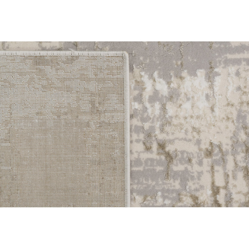 Lakena 12581-189 IVOIRE / BEIGE / GRIS, Rectangle 7 pi 10 po x 10 pi