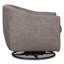 Fauteuil demi-tonneau pivotant en polyester touffeté de 83,82 cm de large Marylin