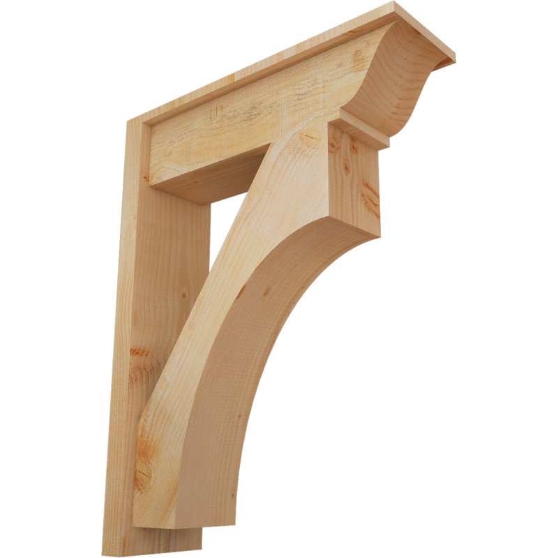 Persienne en bois Westlake, P 26 po x H 34 po, Sapin Douglas de 8 po (sciage brut)