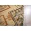 Tapis tissé à plat Vintage Aubusson, panneau botanique ivoire 8 pi 0 po x 10 pi 0 po