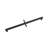 Modern Square Flat-headed Handheld Shower System Wall-mounted Single Handle with Slide Bar，Matte Black-121012020