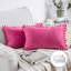 Coussin Silky Velvet Series Pom-poms-1144427428-1196681514-1197348343