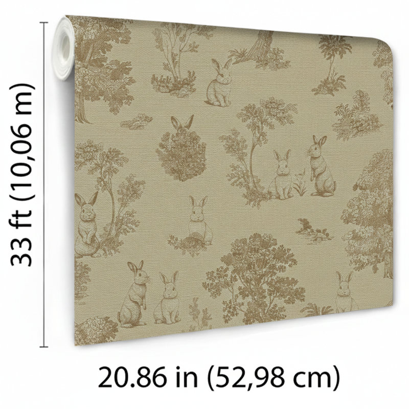 Toile de lapin Cottontails, Beige