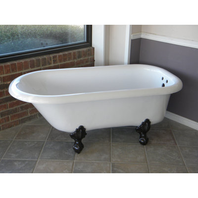 Monarch 66" x 30" Clawfoot Soaking Bathtub