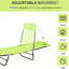 Chaise de patio, siège de détente pliant avec tissu inclinable et en filet, pour l'extérieur, chaise de bronzage de plage