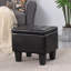 Grand ensemble de repose-pieds avec rangement, repose-pieds combiné 3 en 1, repose-pieds en lin-1514292811