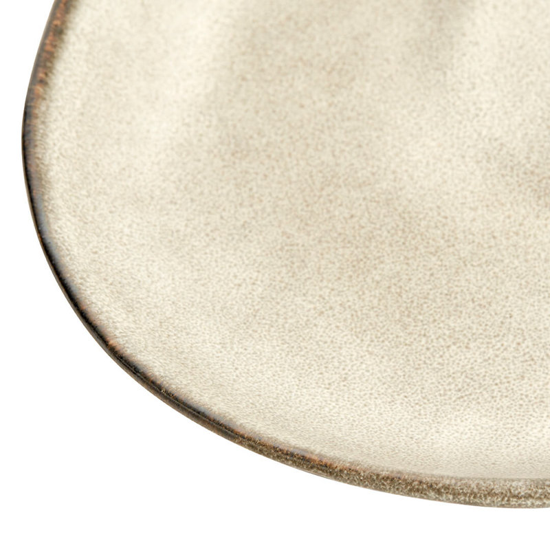 Hiltonia Mame 6.85" Appetizer Plate, Oyster