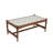 Jasmeet Genuine Marble Solid Wood Coffee Table-98716464