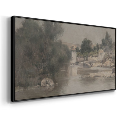 Série paysage - DCLxxi - Toile tendue avec châssis encadré - Prêt à être accroché