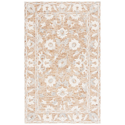 Tapis Marquee 502 de couleur rouille / bleu
