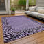 Tapis mauve intérieur / extérieur lavable à la machine Claudian ACN1230-103710712