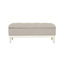 Banc de rangement capitonné, banc de chambre rembourré