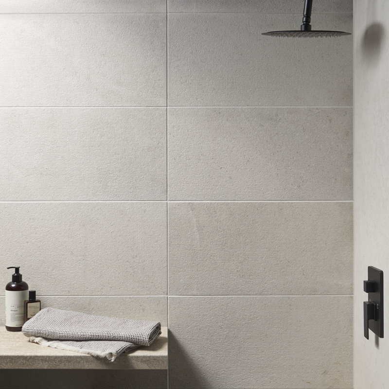 Iris 11.69'' x 23.5'' Porcelain Wall & Floor Tile, Perla
